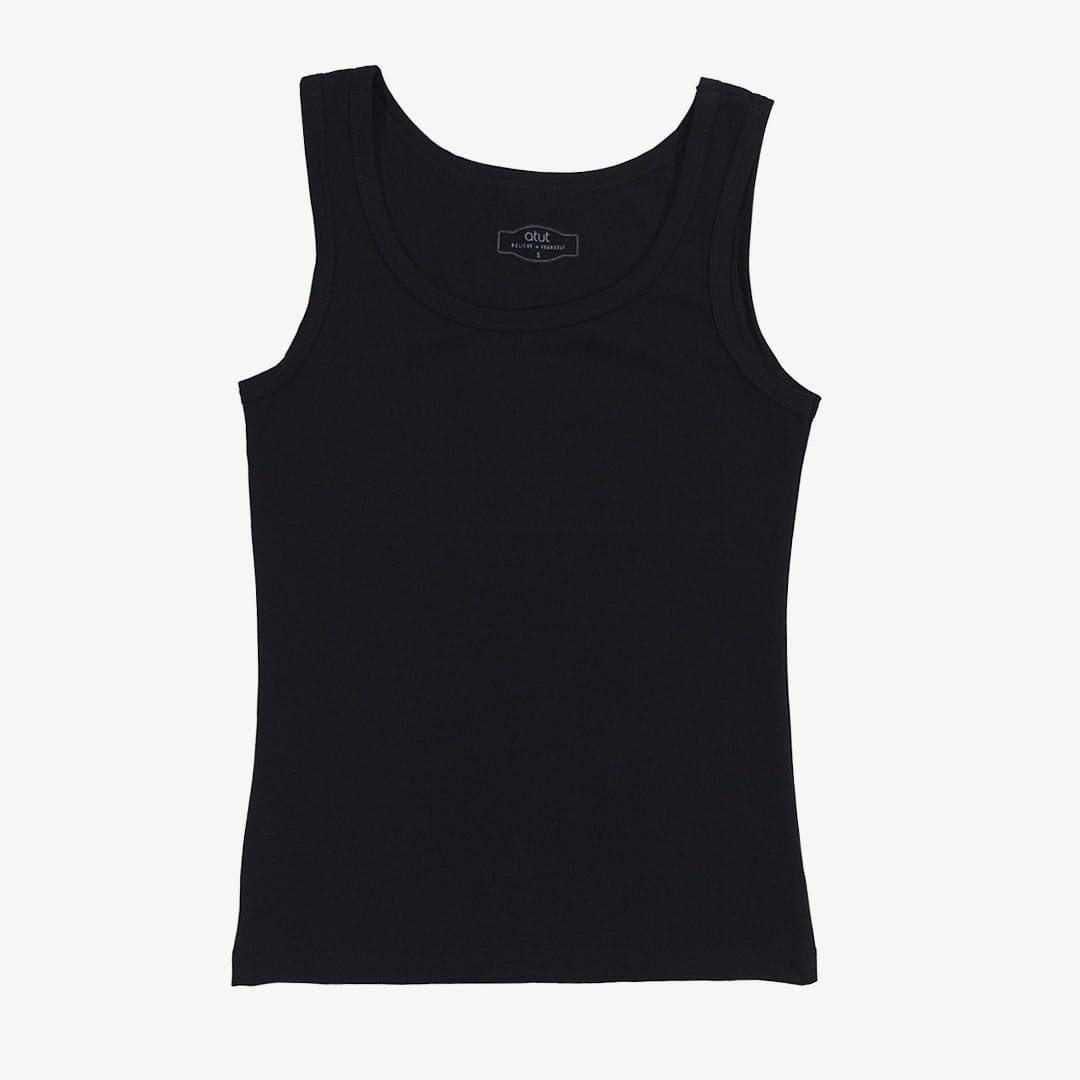 Czarna koszulka szerokie ramiączko (560-K-czar-szer.jpg) - sklep z ubraniami Nosi Ci Się