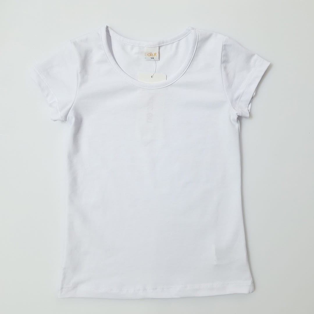 Biały T-shirt SLIM (0350-K-bial-slim2.jpg) - sklep z ubraniami Nosi Ci Się