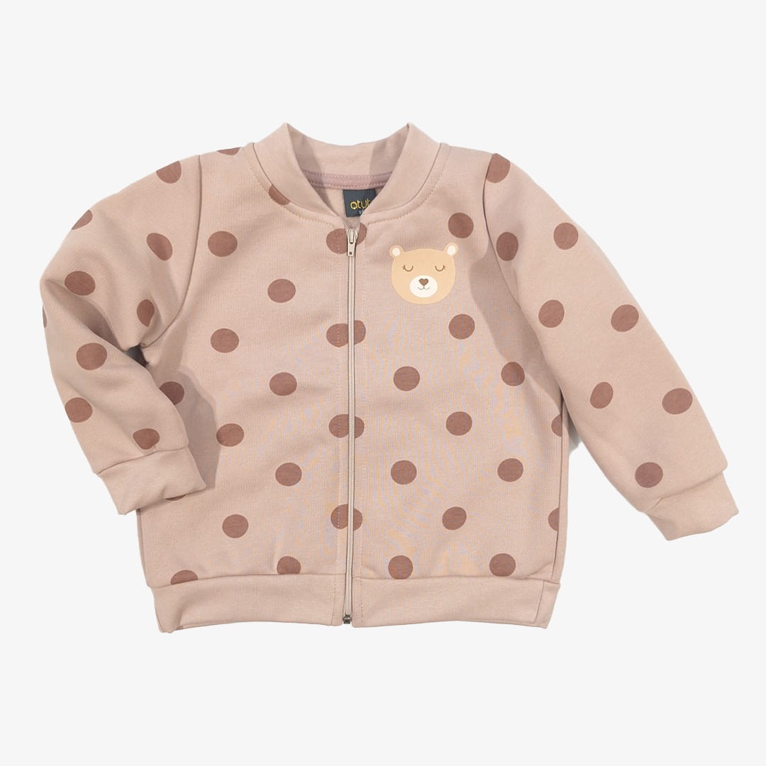 Rozsuwana bluza z misiem (1017-D2-krop-mis  (1).jpg) - sklep z ubraniami Nosi Ci Się