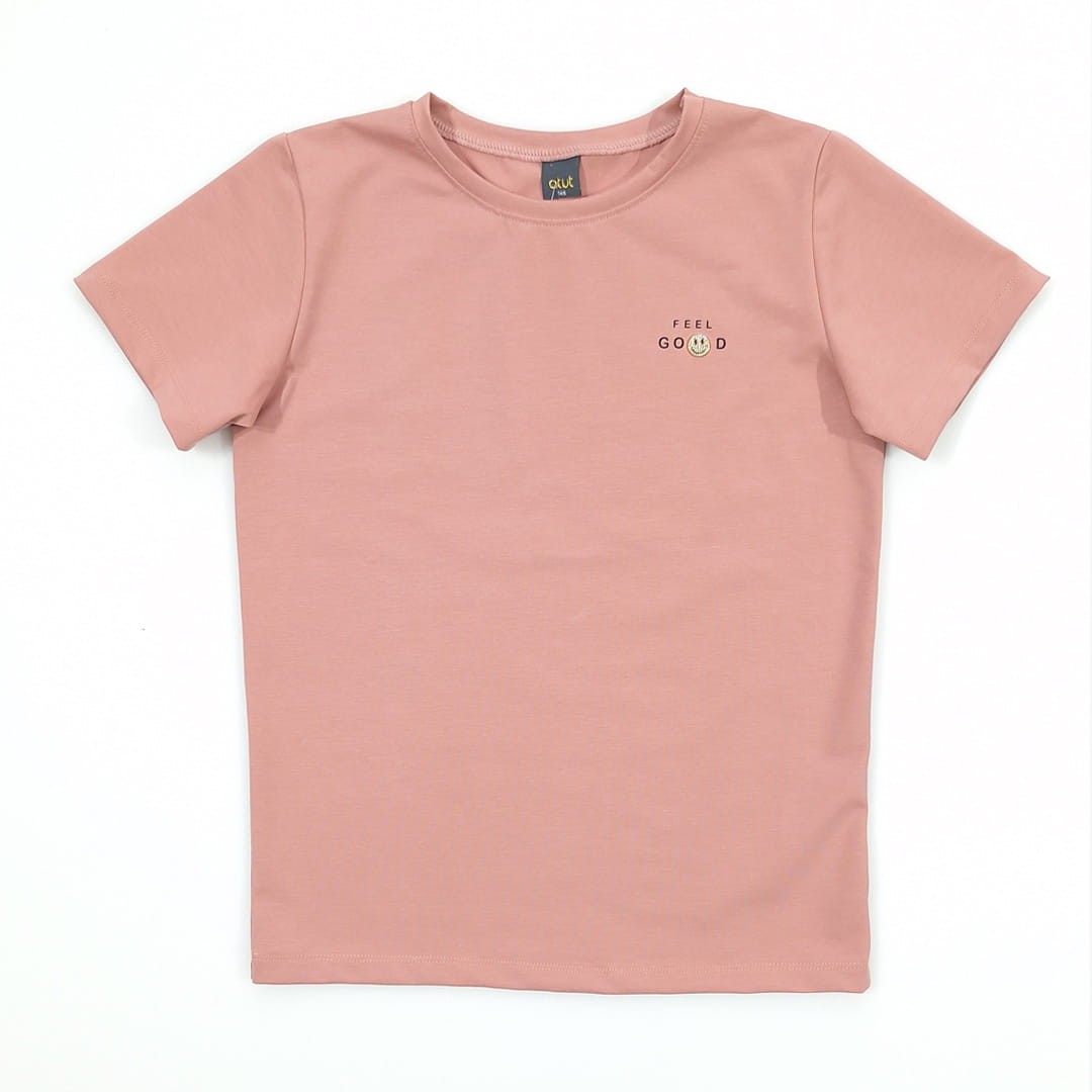 Bluzka Feel Good (0989-D4-roz-feel1.jpg) - sklep z ubraniami Nosi Ci Się