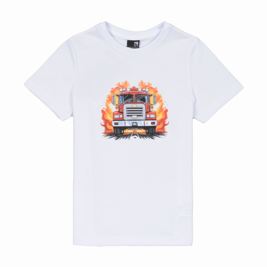 T-shirt straż (0585-C2-bial-straz.jpg) - sklep z ubraniami Nosi Ci Się