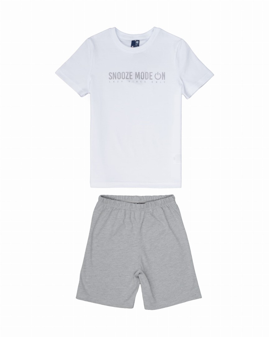 Ubrania dla dzieci / Chłopcy / Piżamy / bielizna / Biała piżama dla chłopca