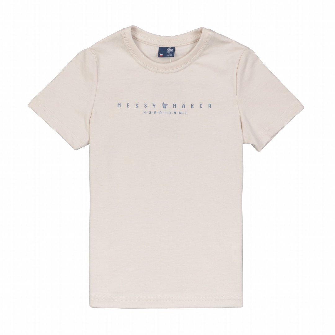 Ubrania dla dzieci / Chłopcy / Bluzki z krótkim rękawem / Beżowa koszulka dla chłopca