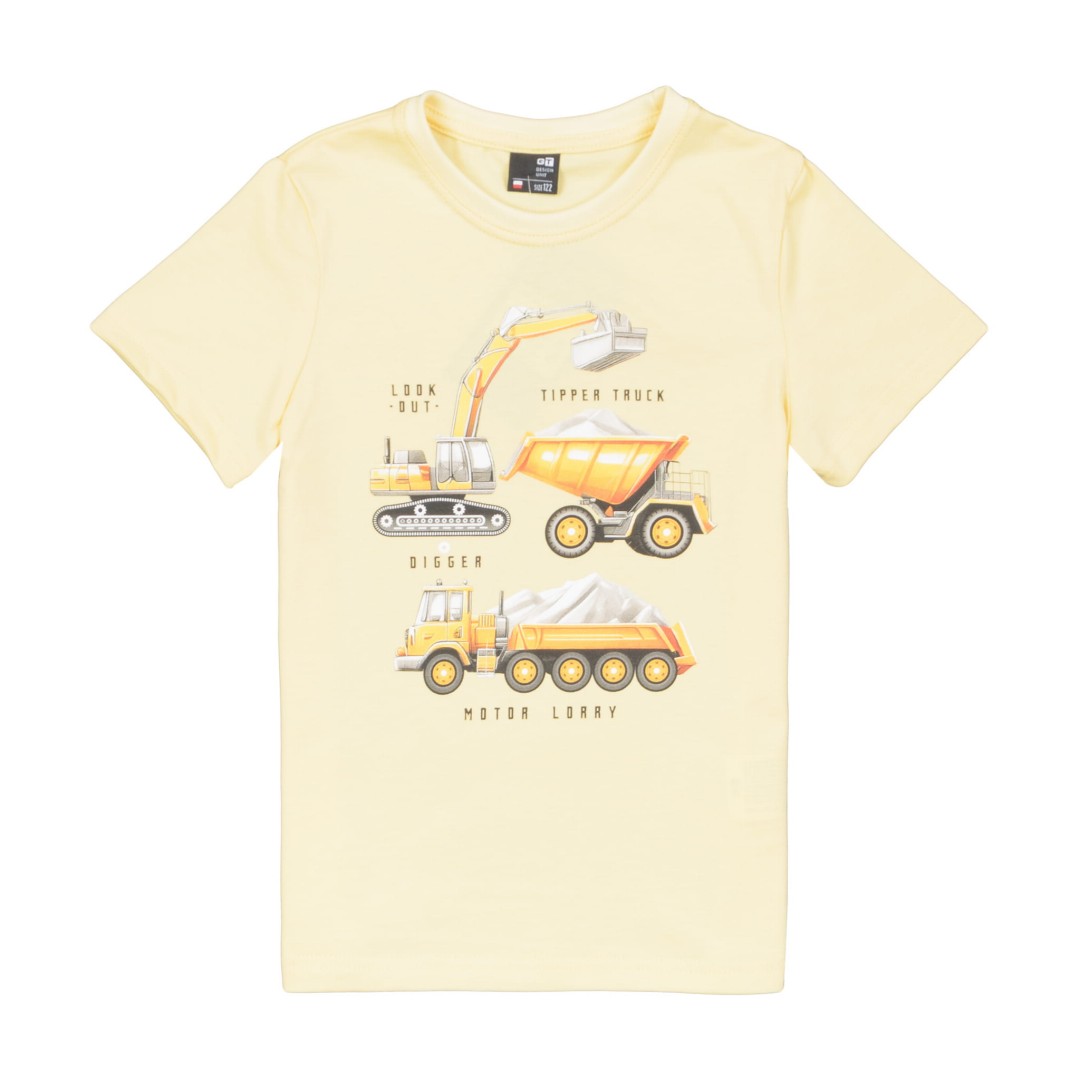 Ubrania dla dzieci / Chłopcy / Bluzki z krótkim rękawem / T-shirt z maszynami budowlanymi