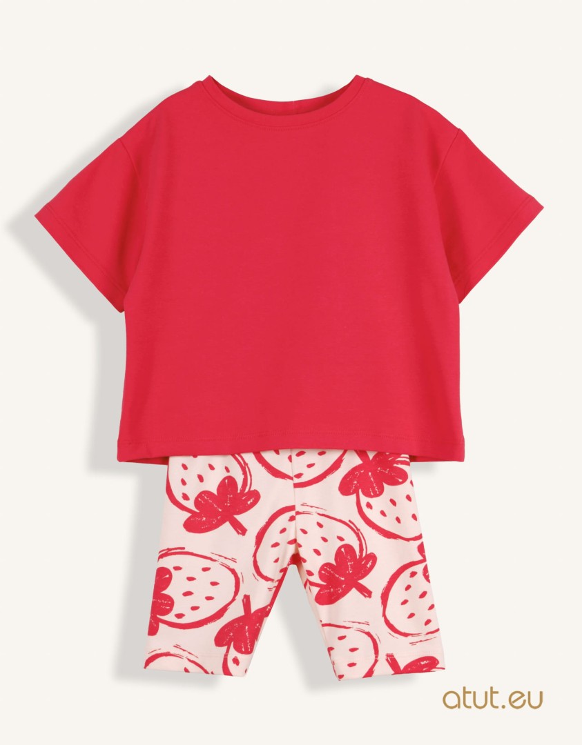Ubrania dla dzieci / Dziewczynki / Komplety / Komplet w truskawki