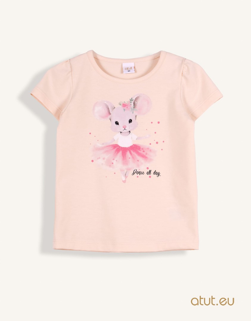 Ubrania dla dzieci / Dziewczynki / Bluzki z krótkim rękawem / Koszulka z myszką