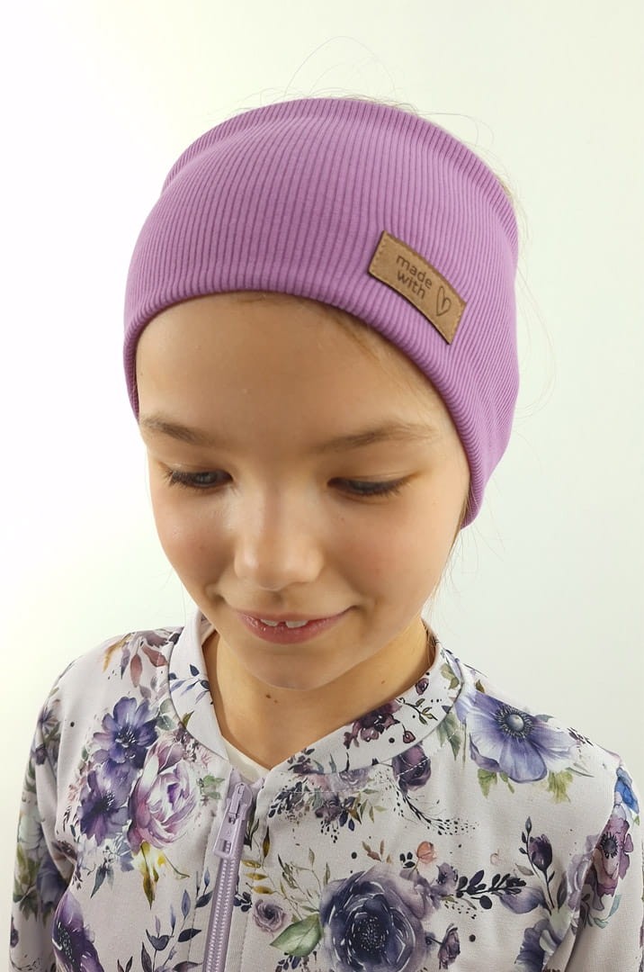 Fioletowa opaska szeroka (0643-D3-fiol-szer (2).jpg) - sklep z ubraniami Nosi Ci Się