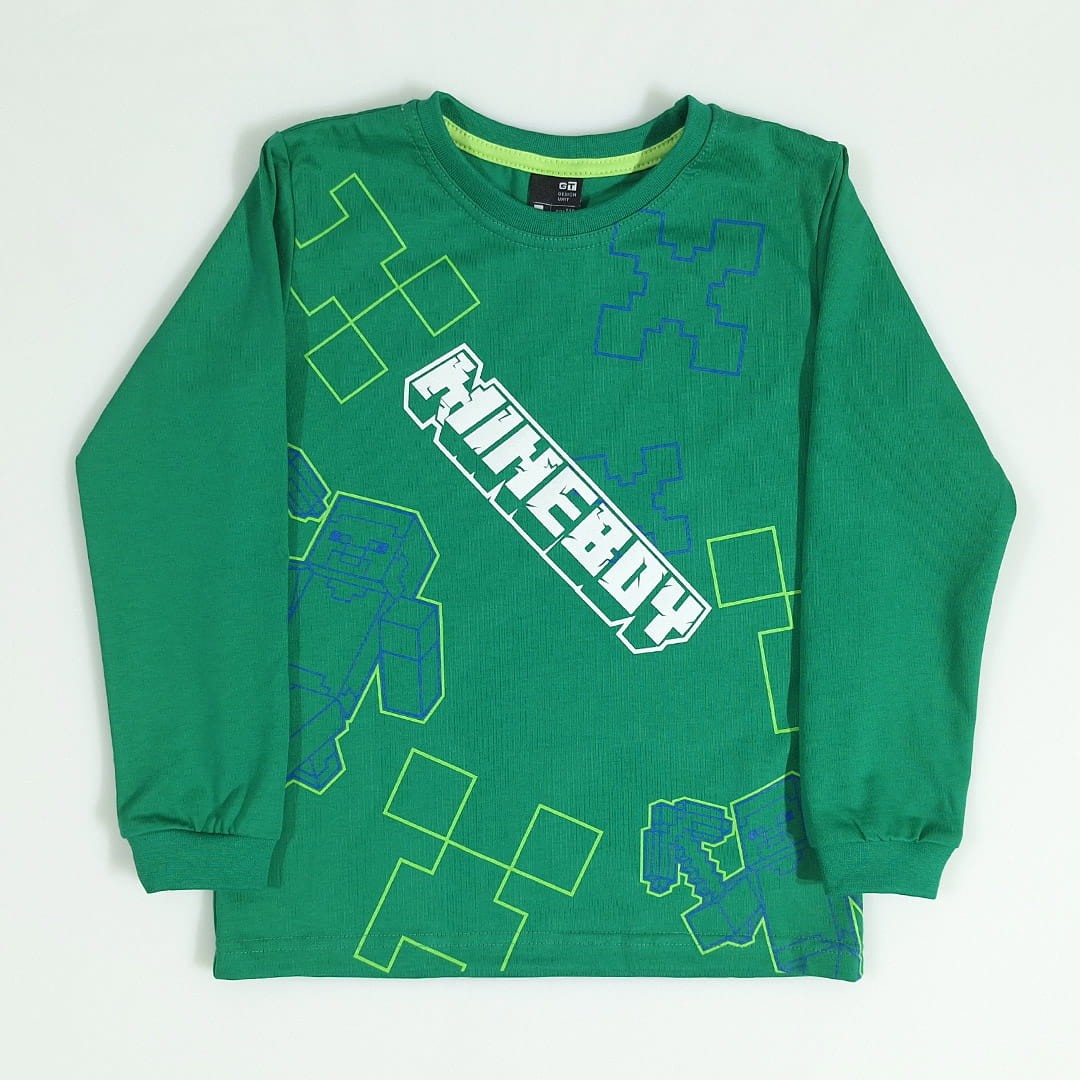 Ubrania dla dzieci / Chłopcy / Bluzki z długim rękawem / Zielona bluzka z długim rękawem