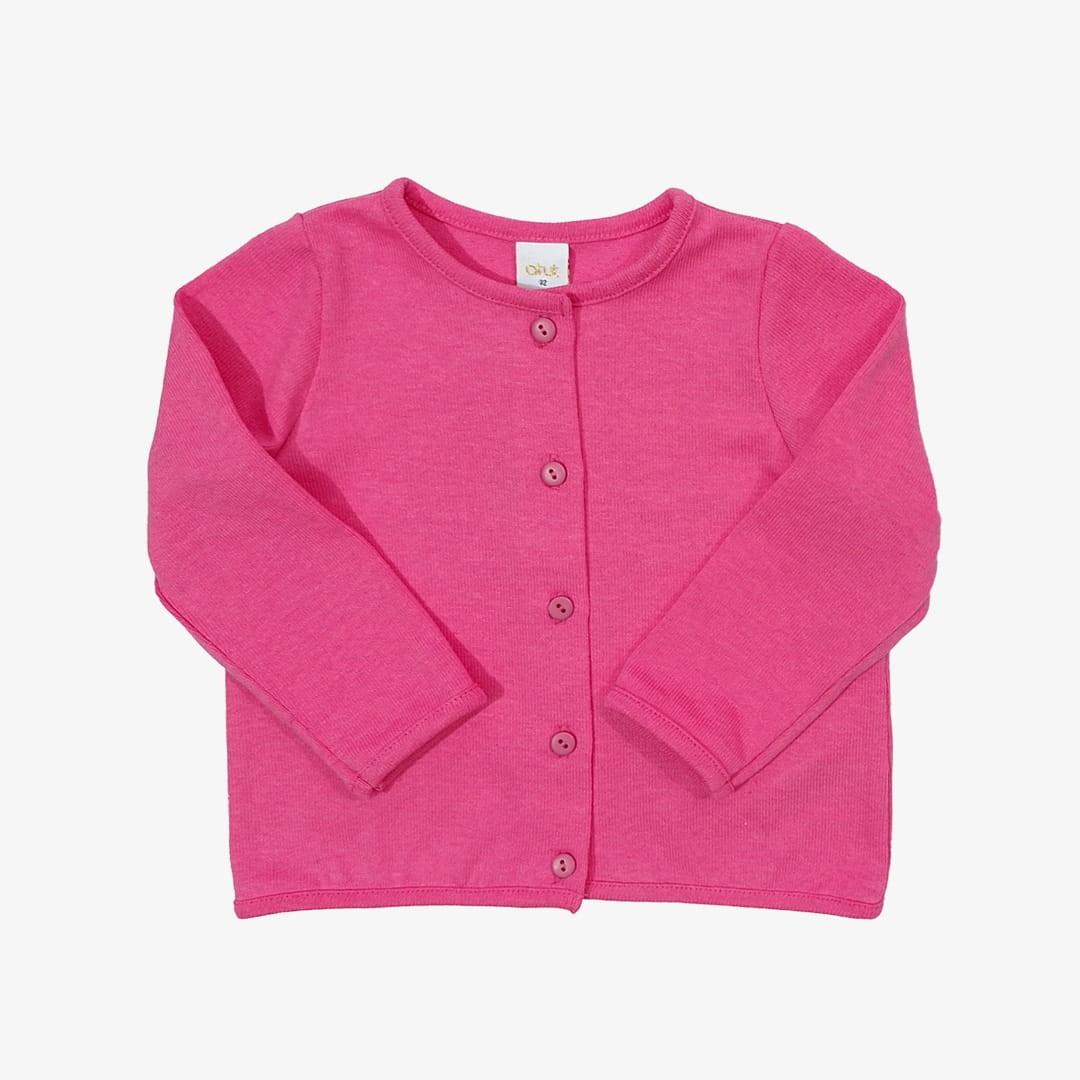 Sweterek dziewczęcy intensywny róż (0577-D2-int-roz.jpg) - sklep z ubraniami Nosi Ci Się
