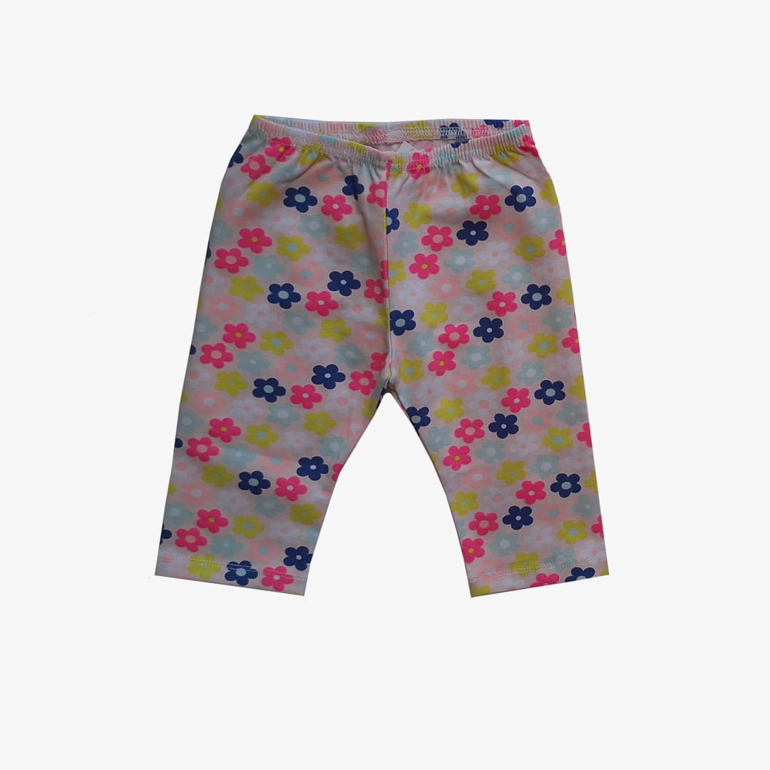 Legginsy 3/4 w kwiatki (0752-D2-kwia.jpg) - sklep z ubraniami Nosi Ci Się