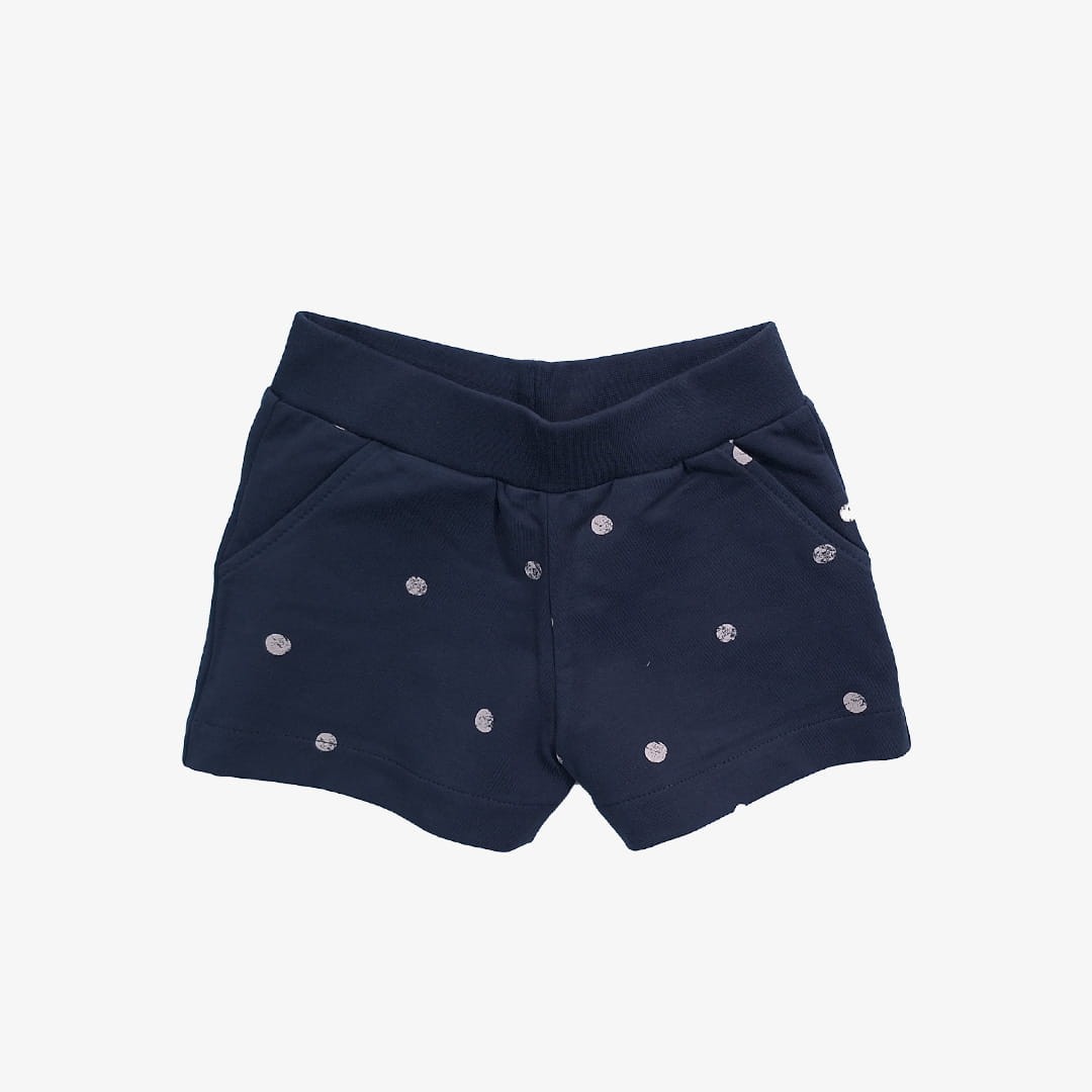 Ubrania dla dzieci / Dziewczynki / Krótkie spodenki / kolarki / Granatowe krótkie spodenki dla dziewczynki