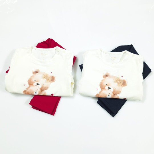 Écru tunika + czerwone legginsy (1064-D1-ecri-mis-czer-5.jpg)