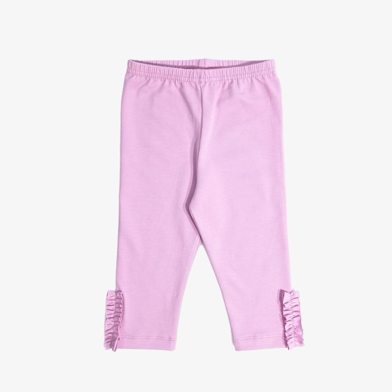 Fotografia ubrania Legginsy 3/4 z ozdobną nogawką fioletowe marki Atut w ofercie sklepu Nosi Ci Się