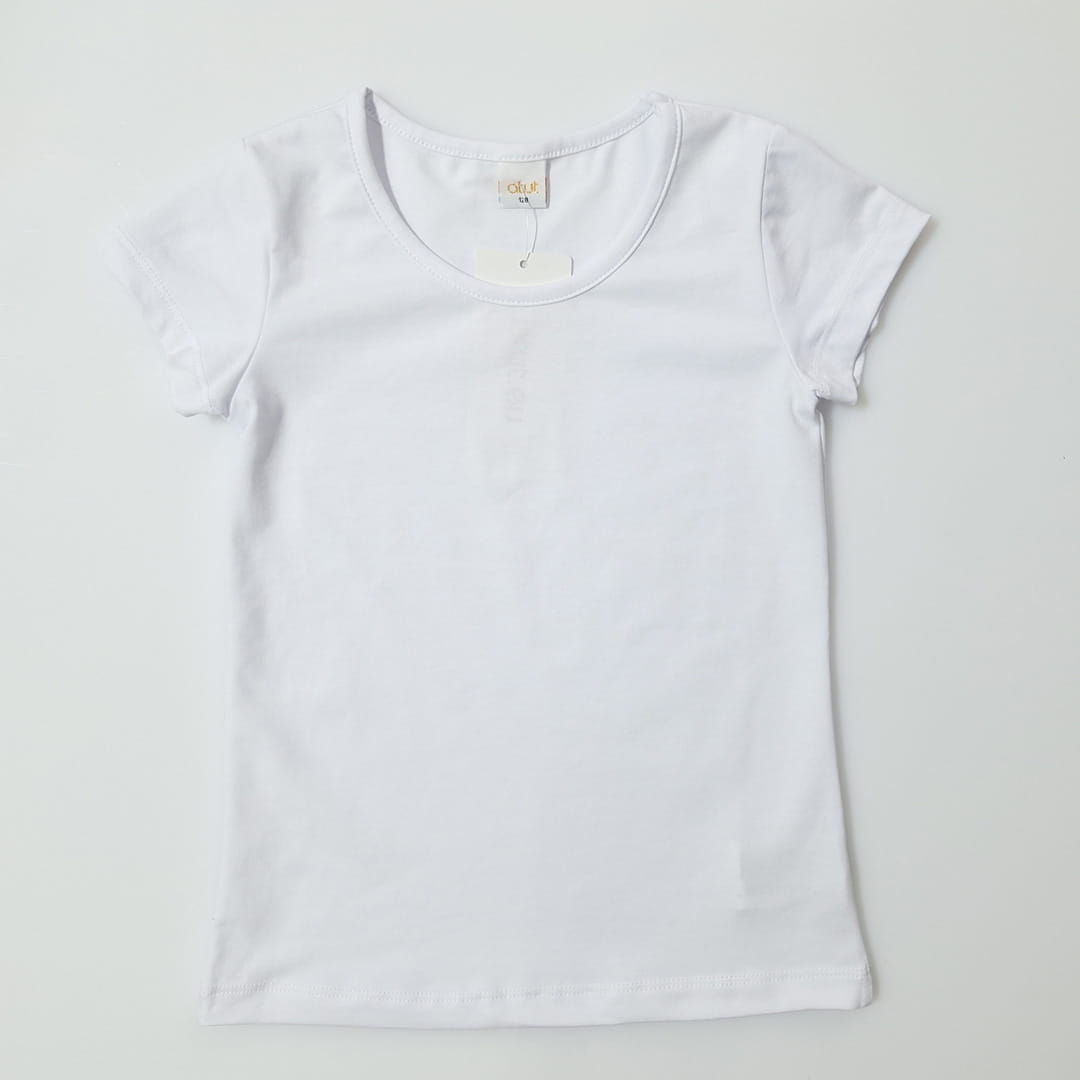 Biały T-shirt SLIM (0295-D2-bial-slim  (2).jpg) - sklep z ubraniami Nosi Ci Się