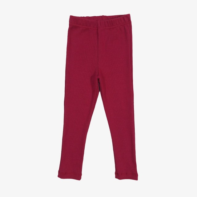 Buraczkowe legginsy
