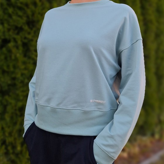 Fotografia ubrania Bluza OVERSIZE miętowa marki Atut w ofercie sklepu Nosi Ci Się