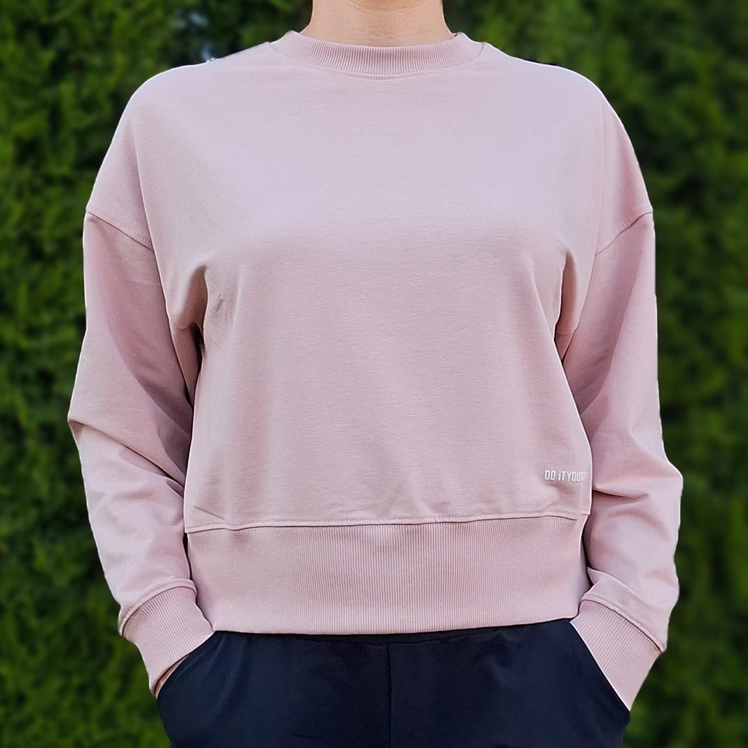 Bluza OVERSIZE różowa (0271-K-roz.jpg) - sklep z ubraniami Nosi Ci Się