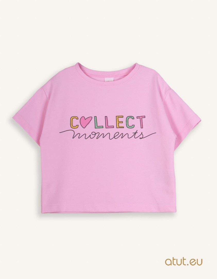 Ubrania dla dzieci / Dziewczynki / Bluzki z krótkim rękawem / Pudełkowy T-shirt