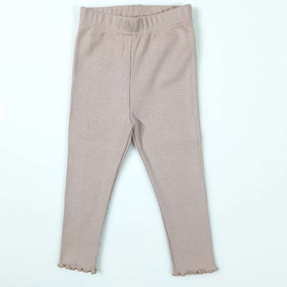 Fotografia ubrania Legginsy prążkowane brudny róż marki Atut w ofercie sklepu Nosi Ci Się