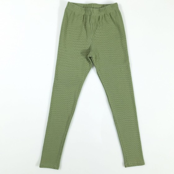 Fotografia ubrania Legginsy prążkowane khaki marki Atut w ofercie sklepu Nosi Ci Się
