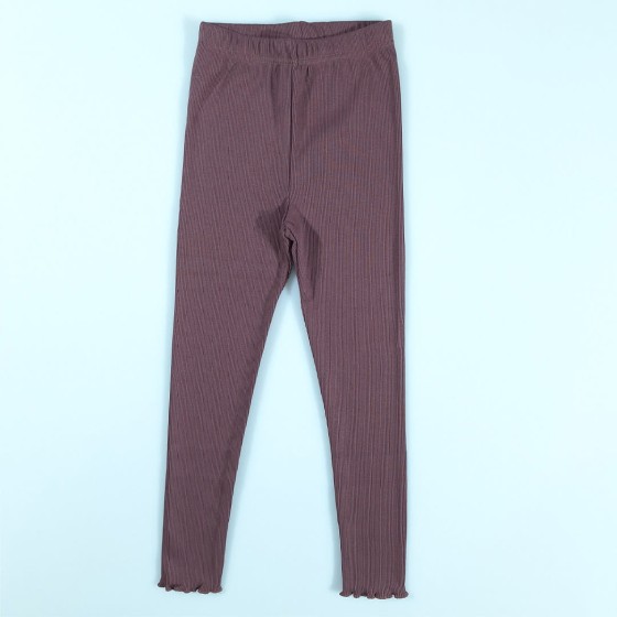 Fotografia ubrania Legginsy prążkowane brudne bordo marki Atut w ofercie sklepu Nosi Ci Się