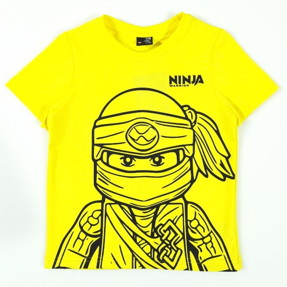Fotografia ubrania Żółta koszulka dla chłopca Ninja marki GT w ofercie sklepu Nosi Ci Się