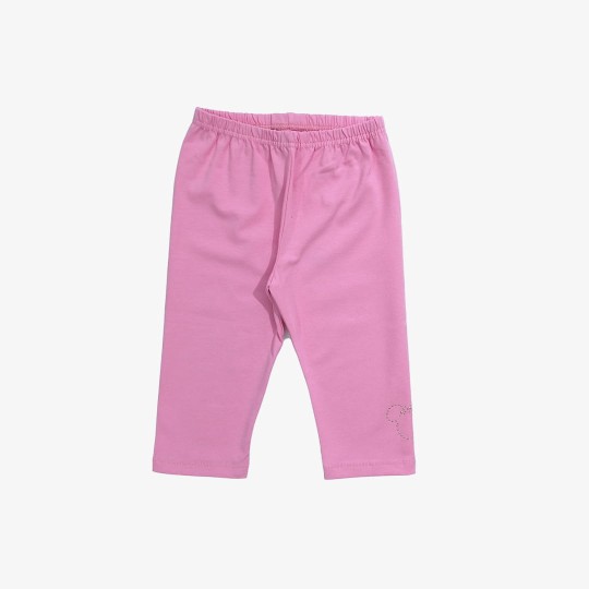 Różowe legginsy 3/4 z aplikacją (0752-D2-roz-apl.jpg)
