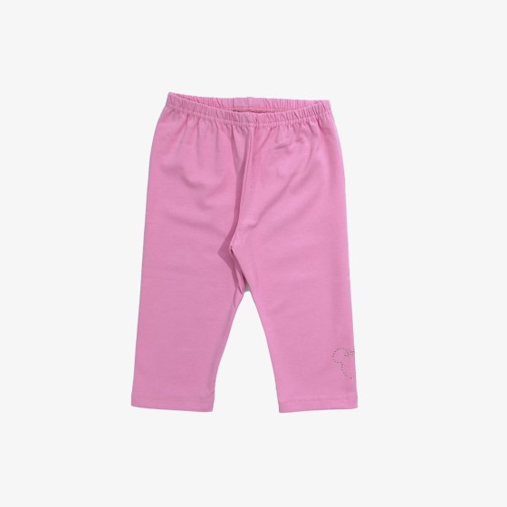 Fotografia ubrania Różowe legginsy 3/4 z aplikacją marki Atut w ofercie sklepu Nosi Ci Się